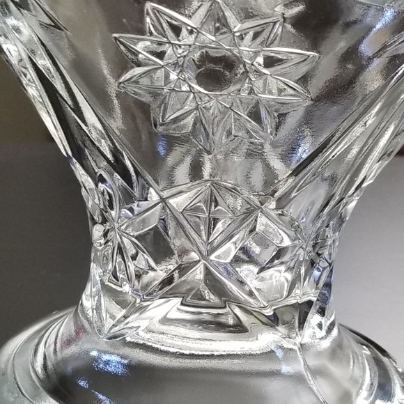 Anchor Hocking Prescut Clear Bowl or Punch Stand - Picture 4 of 6